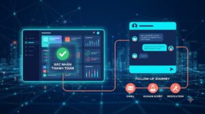 Bank Hub Smax.AI tự động xác nhận chuyển khoản và kích hoạt chăm sóc sau mua