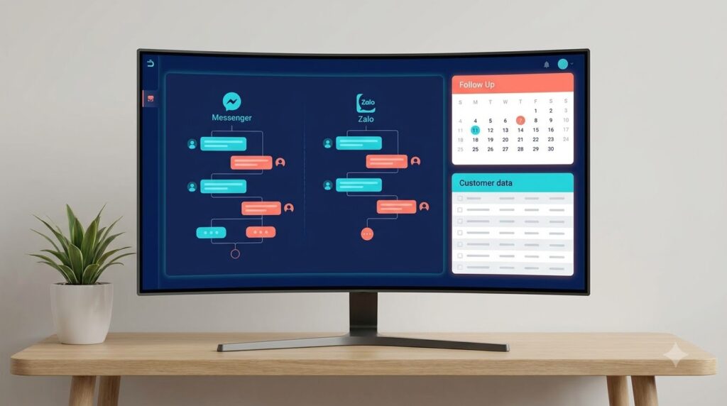 Ảnh đại diện case study shop mỹ phẩm dùng Smax.AI và zBusiness để không bỏ sót khách inbox