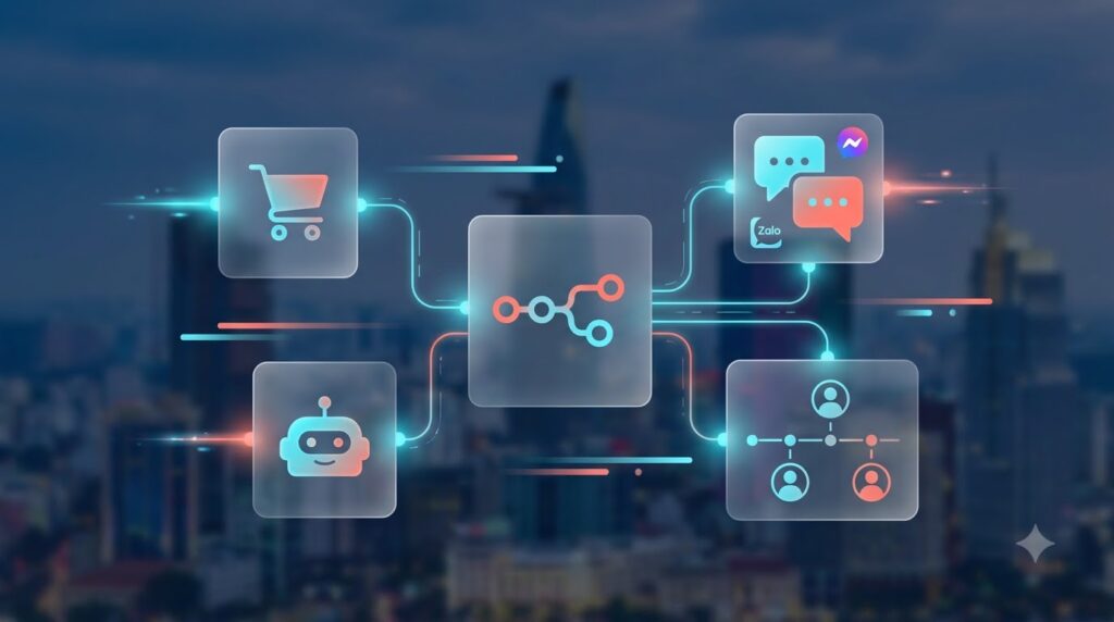 Quy trình chăm sóc khách sau mua bằng Smax.AI WooCommerce và n8n
