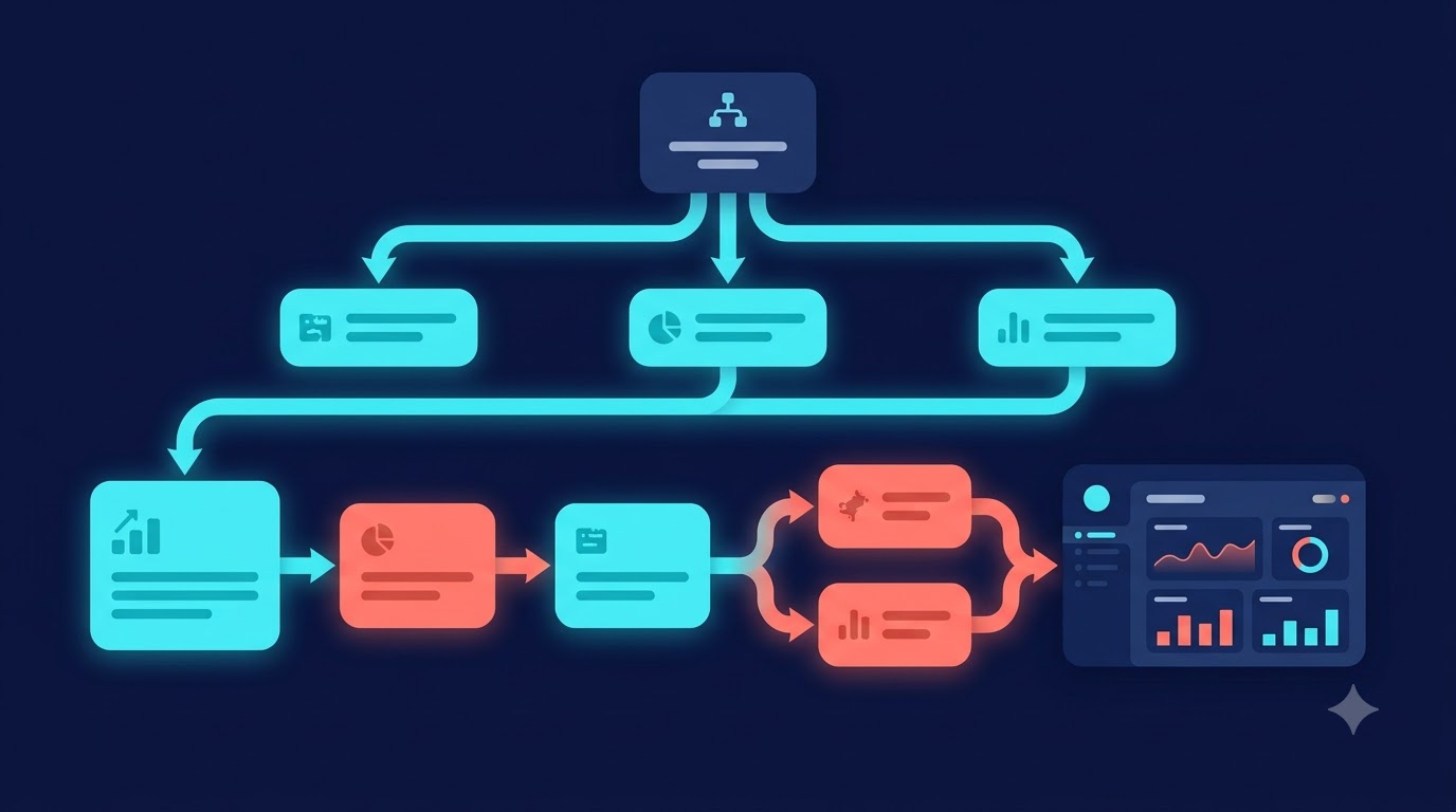 Workflow đo lường chatbot automation từ nguồn lead đến lịch tư vấn và thanh toán