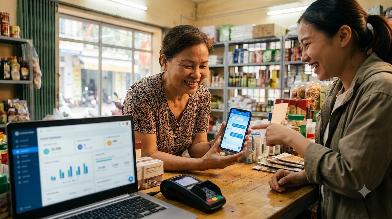 Chủ shop Việt Nam dùng AI chatbot và Zalo follow-up để tư vấn khách hàng