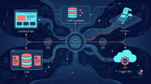 Trigger Bot API và n8n kết nối dữ liệu landing page CRM POS Cake với chatbot