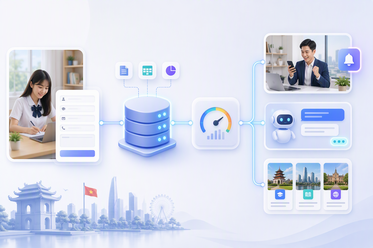 Workflow thu form học viên và đồng bộ NocoDB n8n Smax.AI Follow Up