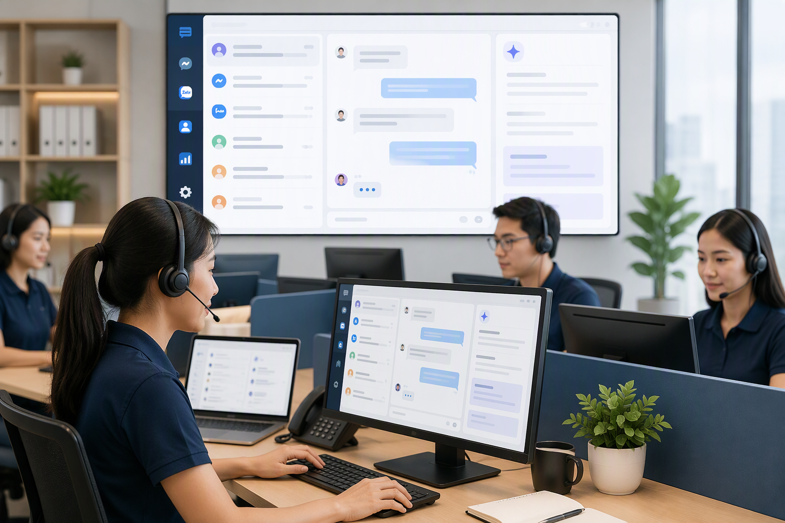 Đội CSKH gom hội thoại từ nhiều kênh về một inbox vận hành