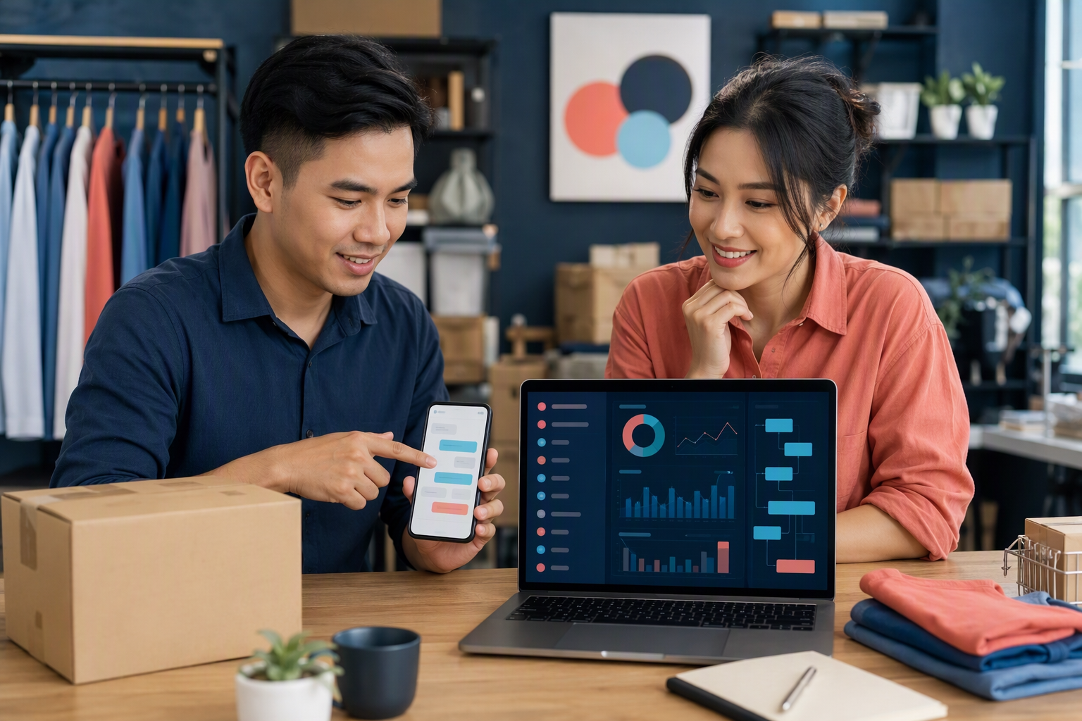Chủ shop Việt Nam dùng zBusiness và automation để chăm sóc khách hàng