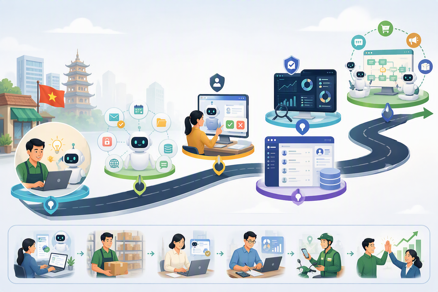 Lộ trình triển khai đội agent AI self-hosted có kiểm soát