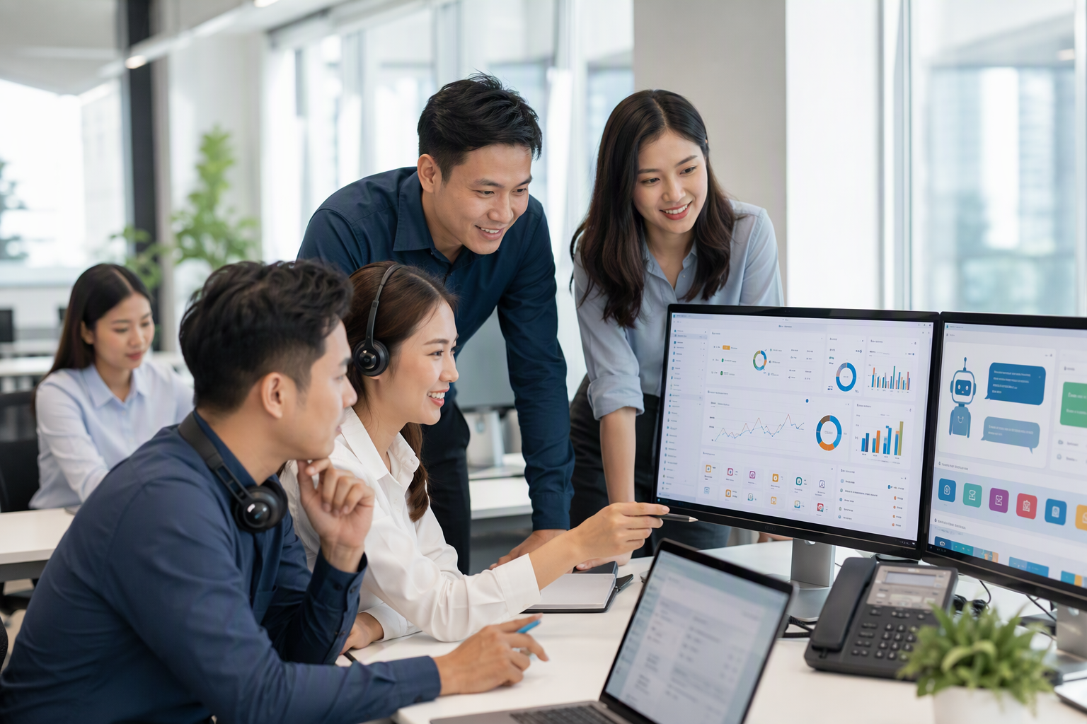 Đội sales Việt Nam xử lý task Follow Up và gọi lại khách nóng