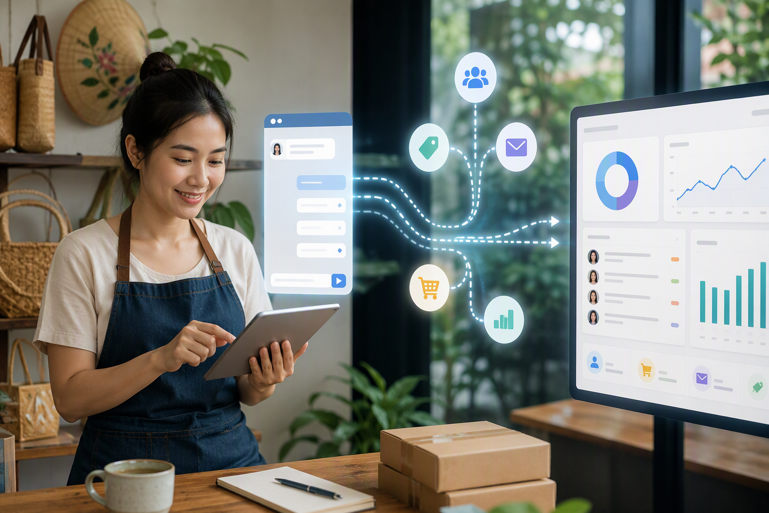 Typebot phù hợp nhất khi doanh nghiệp cần form hội thoại có điều kiện, đo nguồn lead và bàn giao cho sales rõ ràng.