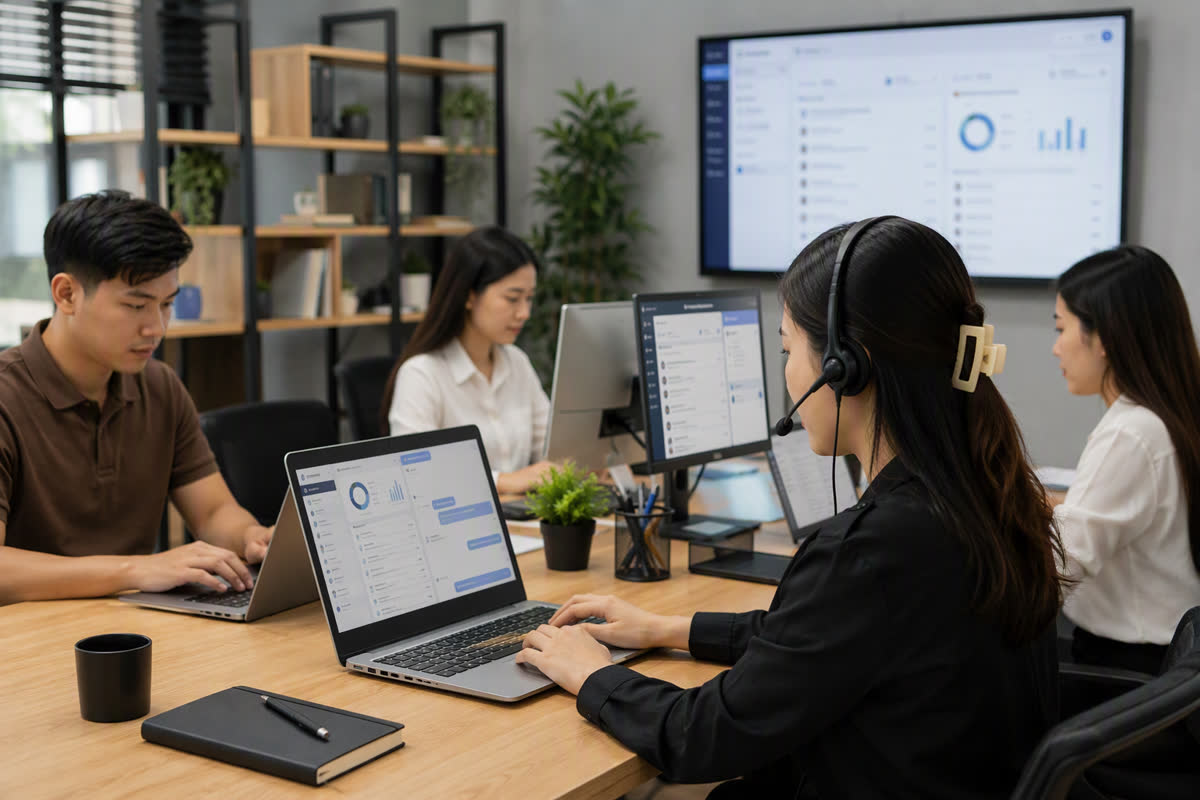 Đội sales CSKH sử dụng cổng chat AI nội bộ để xử lý khách hàng