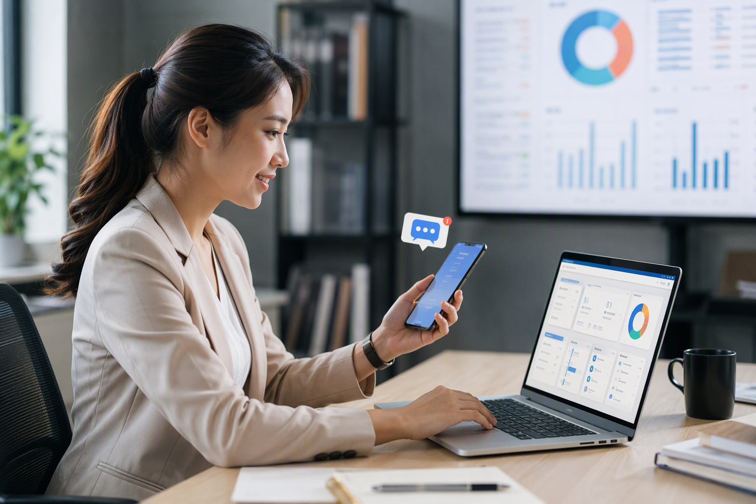 Sales trung tâm đào tạo theo dõi lead qualified trên dashboard