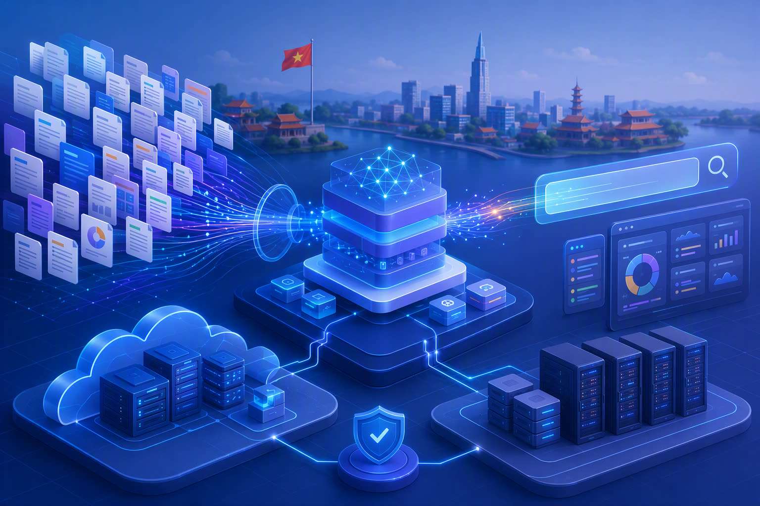 Milvus hỗ trợ tìm kiếm vector và knowledge base khi dữ liệu tăng lớn