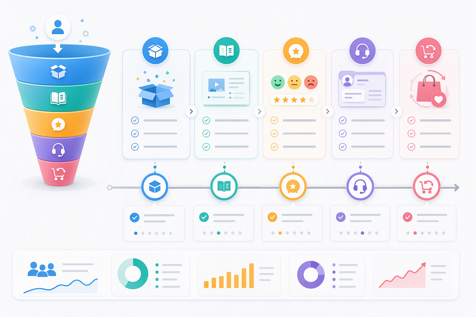 dashboard checklist chăm sóc sau mua trong NocoDB