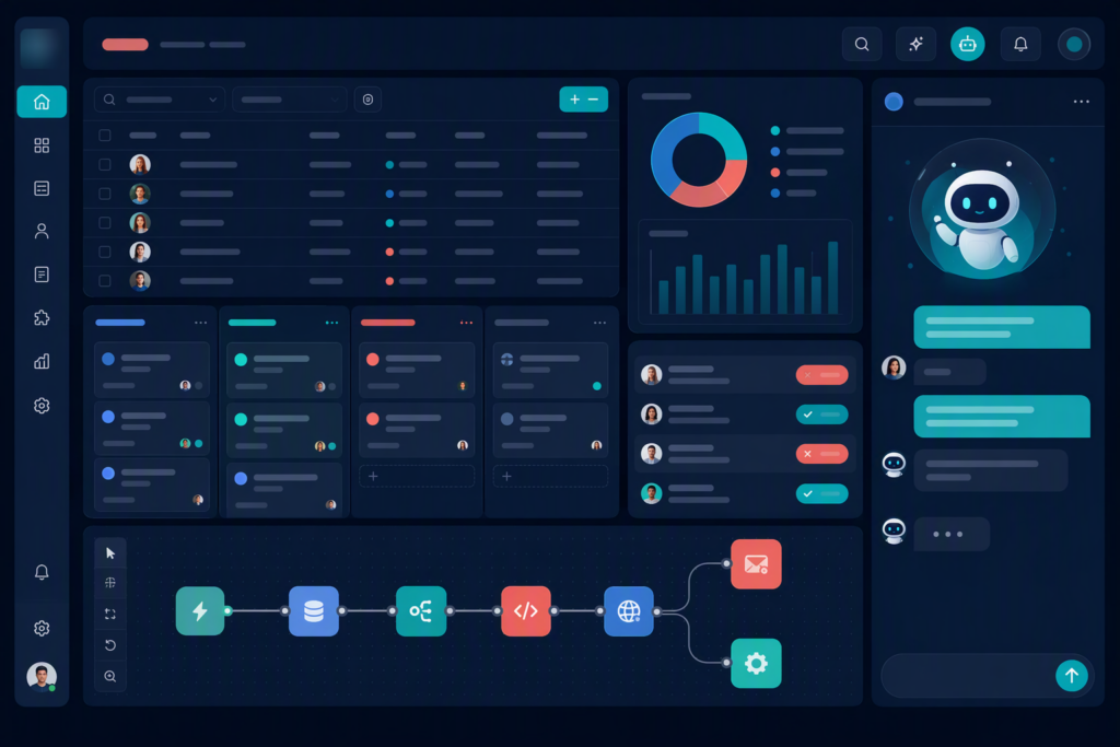 NocoDB làm backend dữ liệu cho AI Agent và automation đa kênh