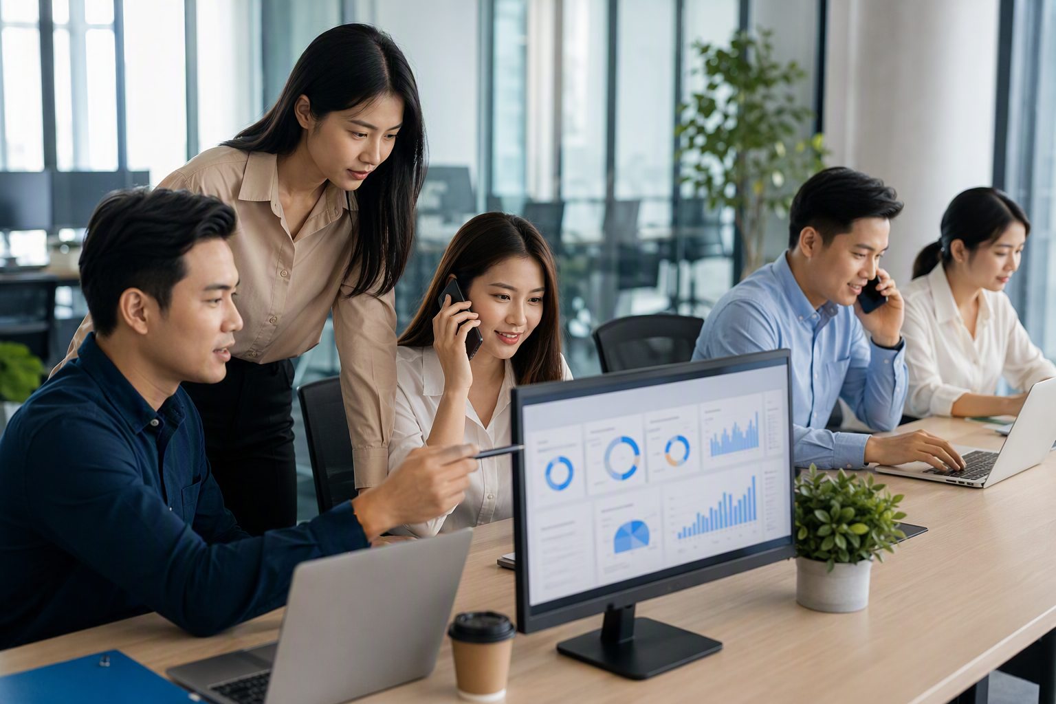 Đội sales Việt Nam quản lý lead và lịch sử chăm sóc trên mini CRM