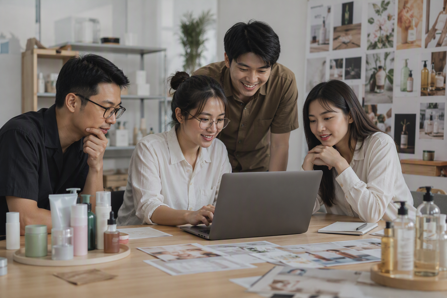 Đội marketing duyệt ảnh sản phẩm AI trước khi đăng chiến dịch