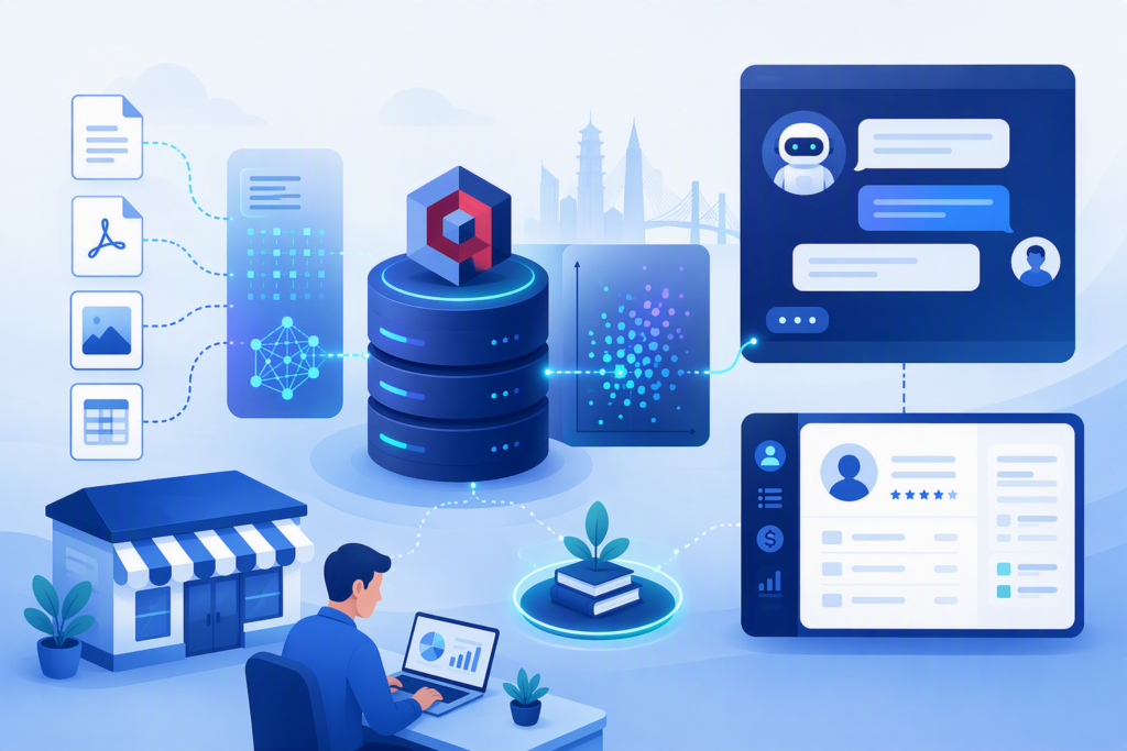 Minh họa Qdrant làm vector database cho chatbot hỏi đáp tài liệu doanh nghiệp