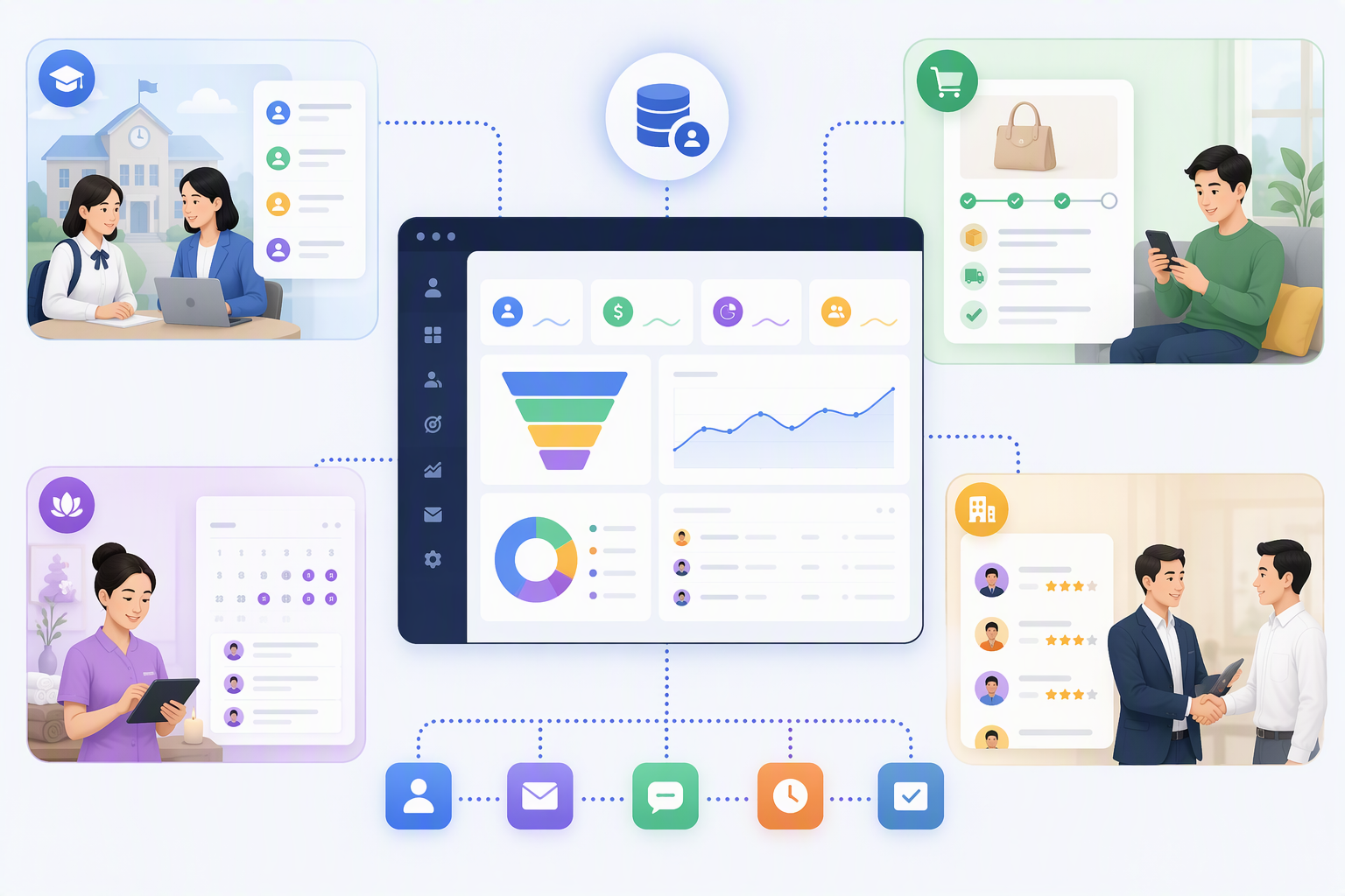 Các use case Rasa cho doanh nghiệp Việt Nam: tư vấn khóa học, đơn hàng, lịch hẹn và phân loại lead