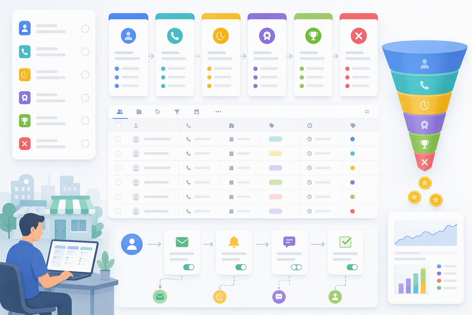 Checklist mapping trạng thái lead trong NocoDB sang hành động chatbot