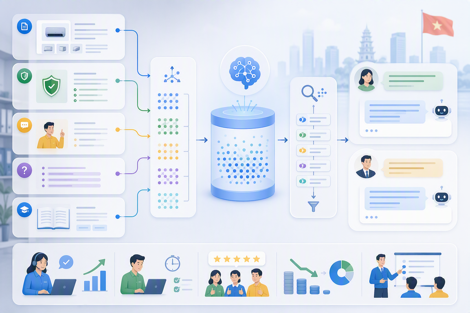 Use case chatbot hỏi đáp tài liệu cho doanh nghiệp Việt Nam
