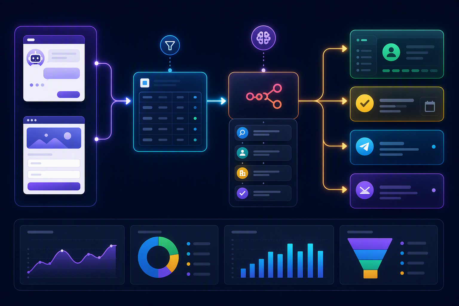 Workflow từ NocoDB qua n8n sang CRM và task sales