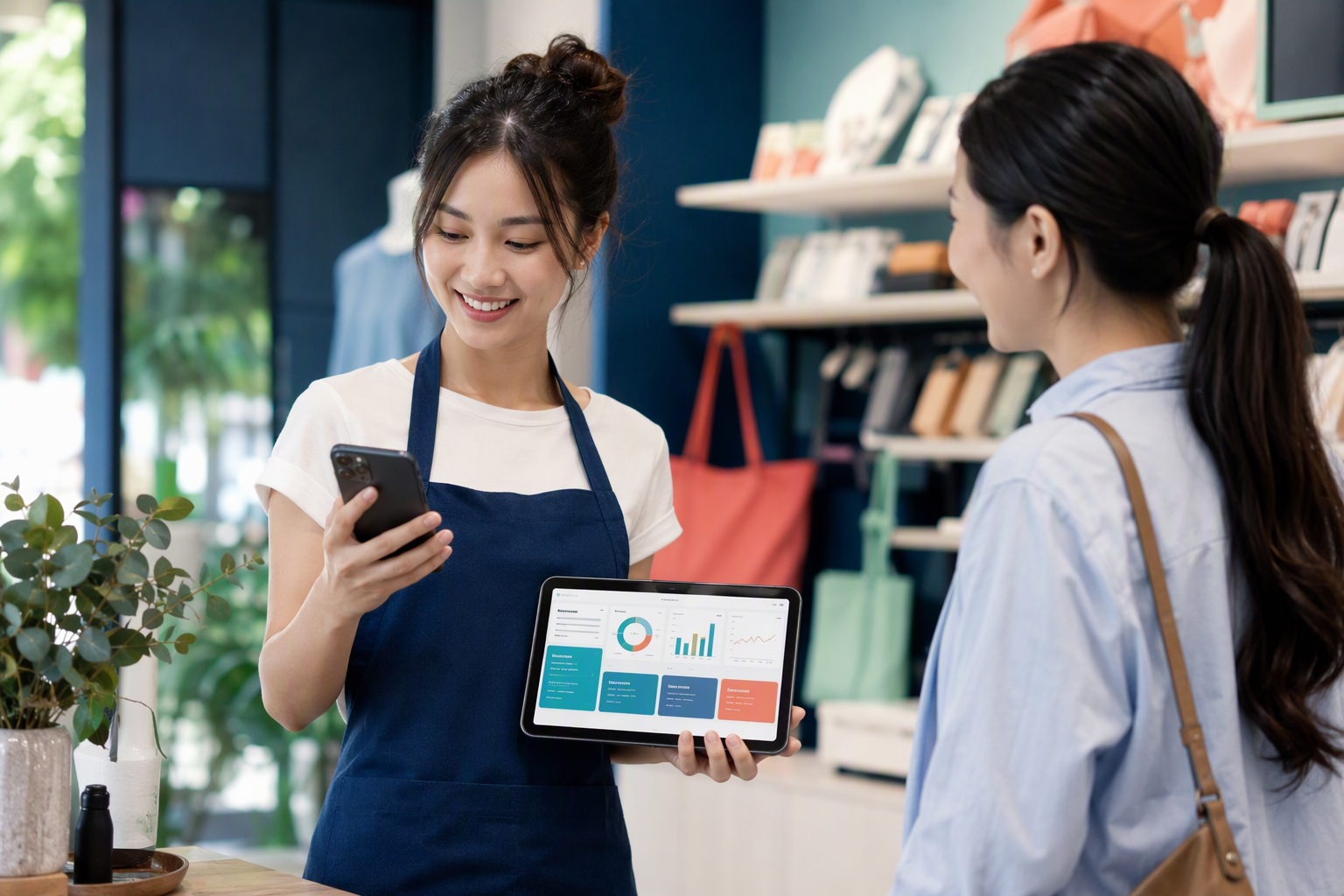 Chủ shop Việt Nam chăm sóc khách qua Zalo và automation