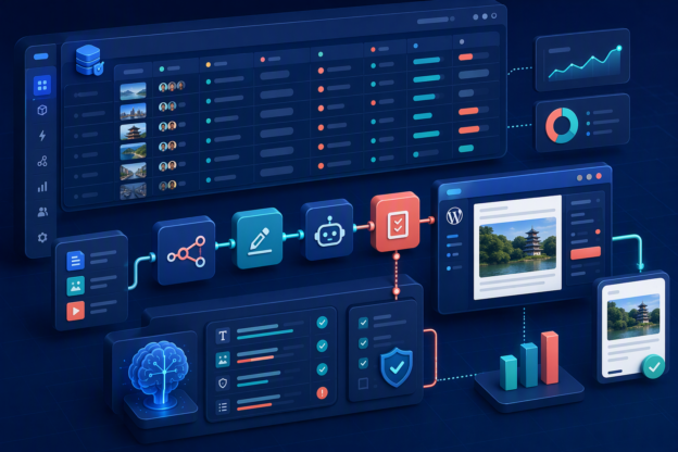 Blueprint duyệt nội dung AI bằng NocoDB và n8n trước khi đăng WordPress