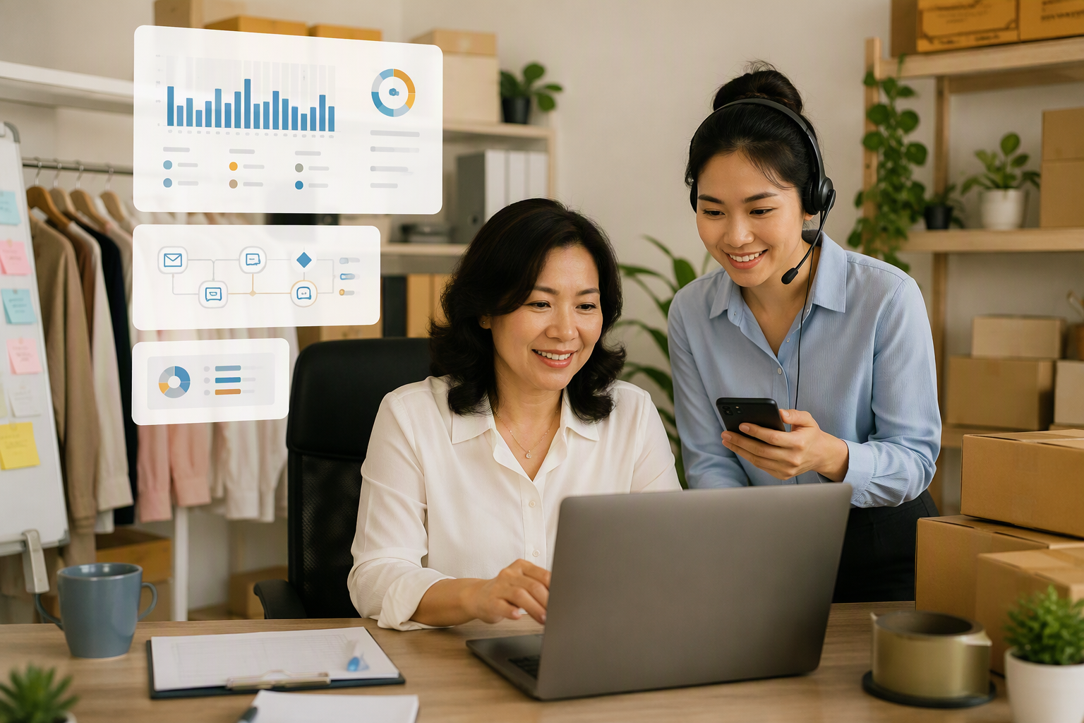 Doanh nghiệp nhỏ vận hành chatbot và automation