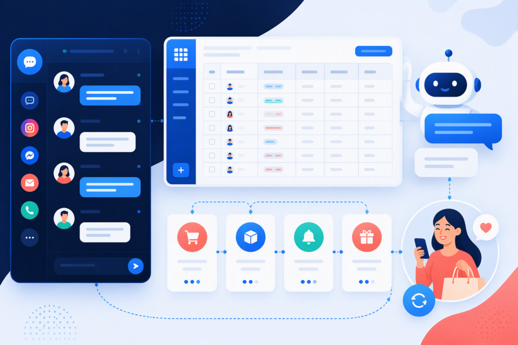 zBusiness và NocoDB giúp shop online chăm sóc khách mua lại