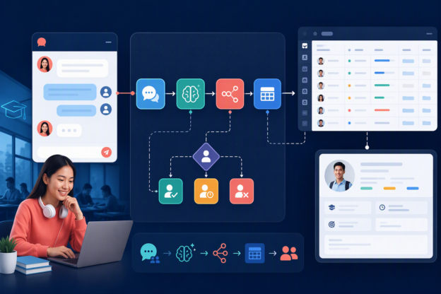 Livechat Website và GenAI lọc học viên trước khi sales gọi