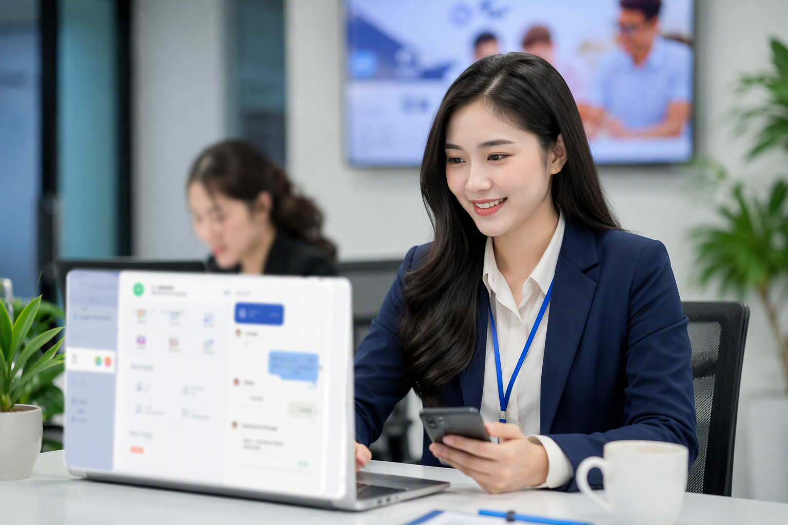 Tư vấn viên trung tâm đào tạo nhận lead đã được GenAI tóm tắt