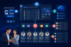 NocoDB Content Library cho trung tâm đào tạo và automation sales