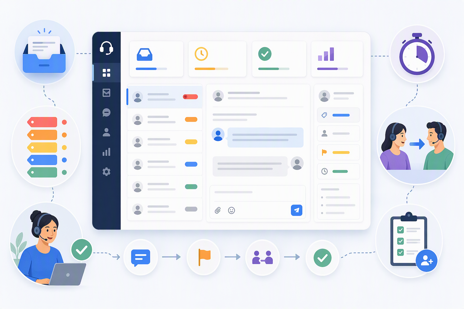 Checklist vận hành helpdesk