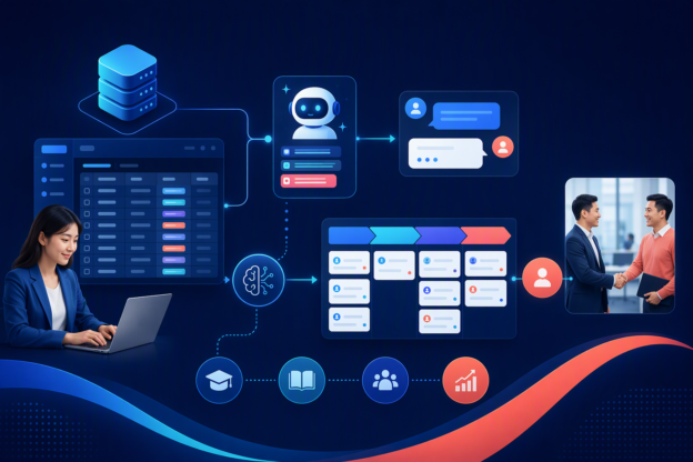 NocoDB và GenAI duyệt kịch bản tư vấn cho trung tâm đào tạo