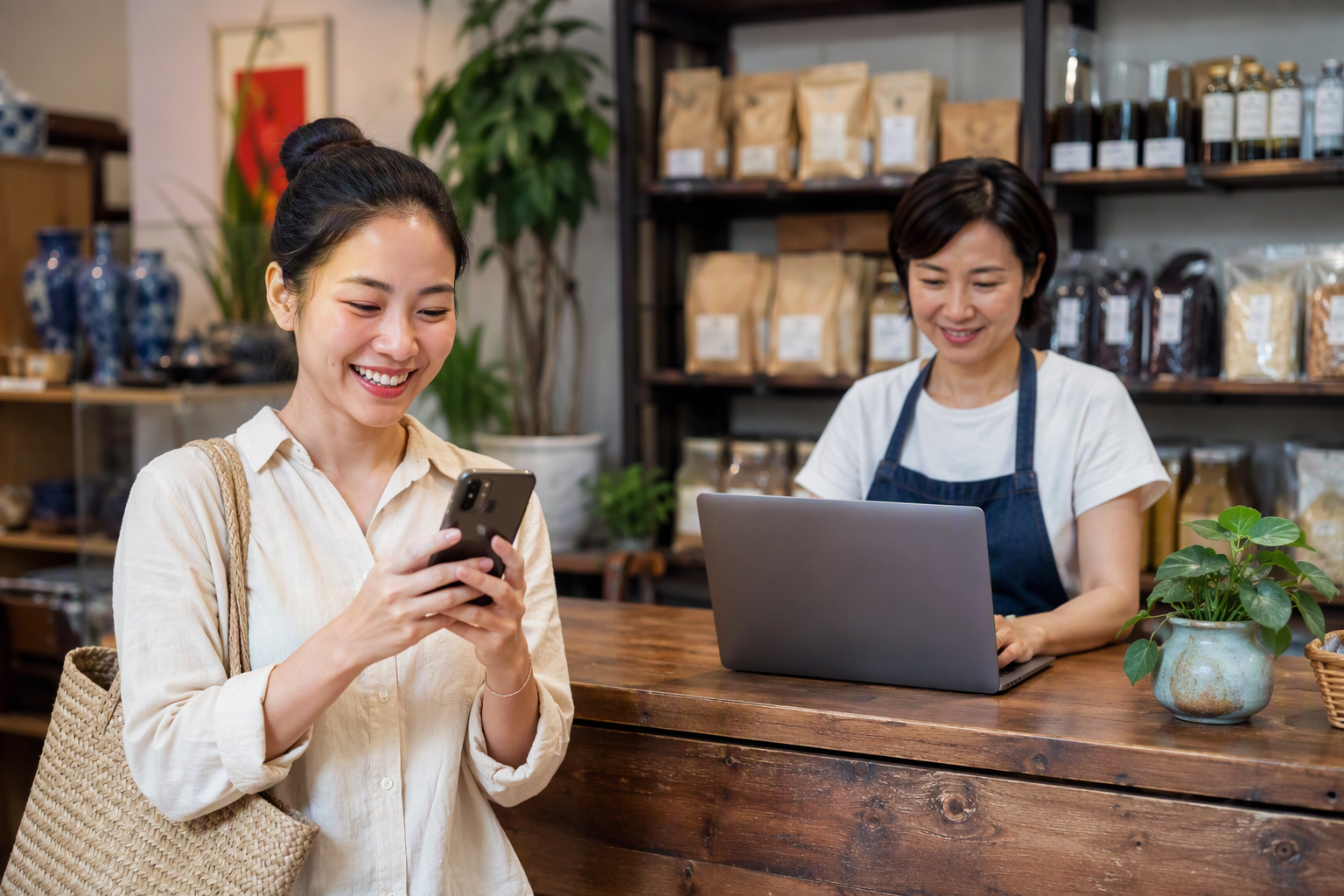Khách hàng nhận xác nhận thanh toán và được chuyển sang chăm sóc sau mua