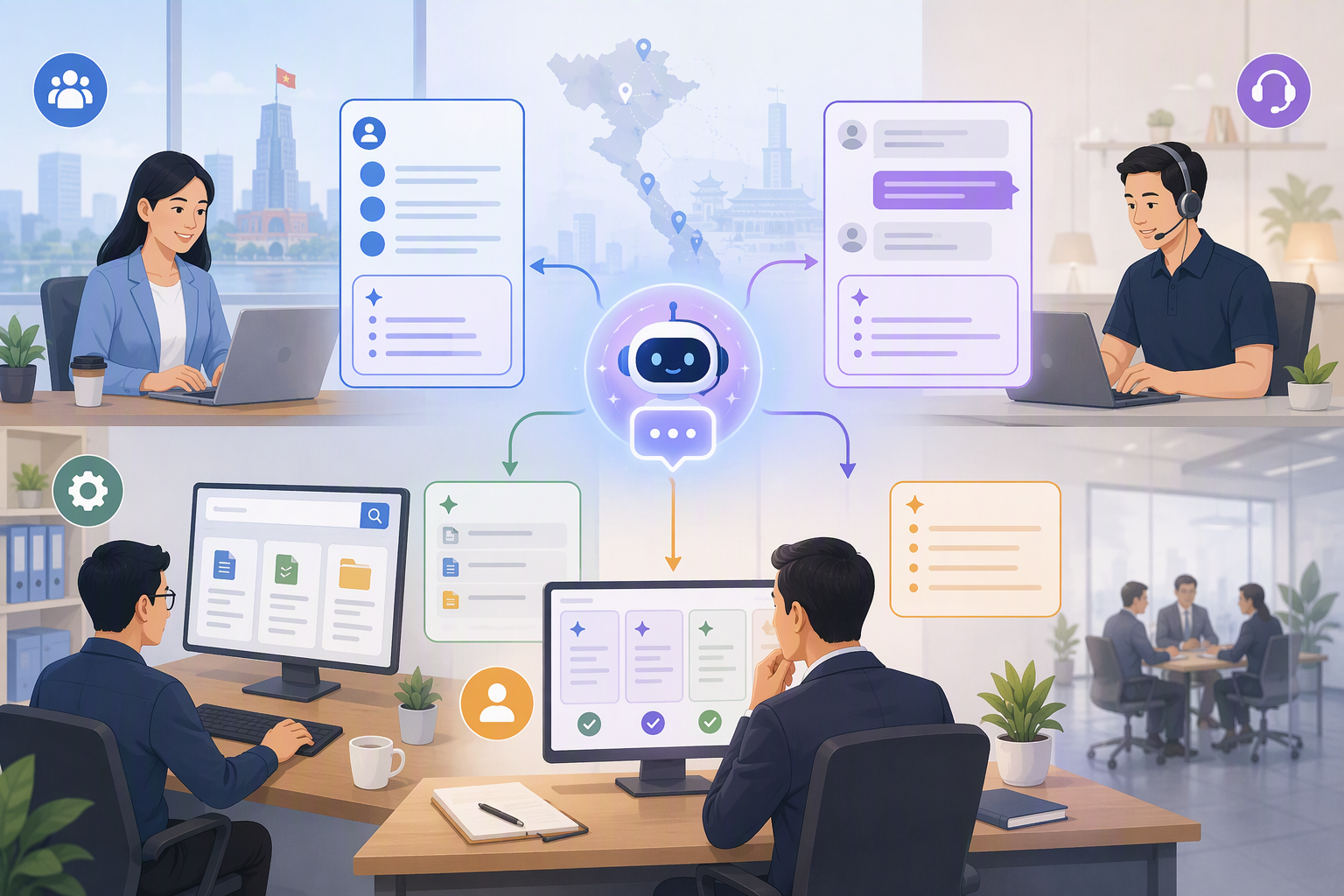 Use case LibreChat cho sales, CSKH và vận hành nội bộ