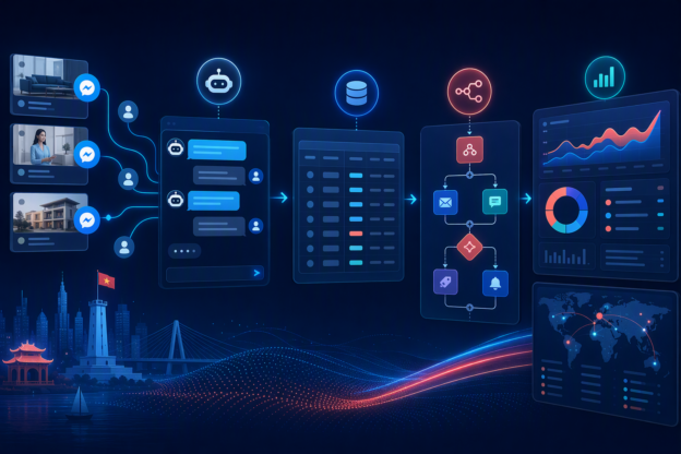 Ảnh tổng quan đo lead nhận tài liệu và đặt lịch bằng Meta Dataset CAPI