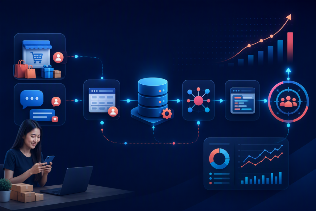 Meta Dataset CAPI khách mua lại từ NocoDB sau chăm sóc zBusiness