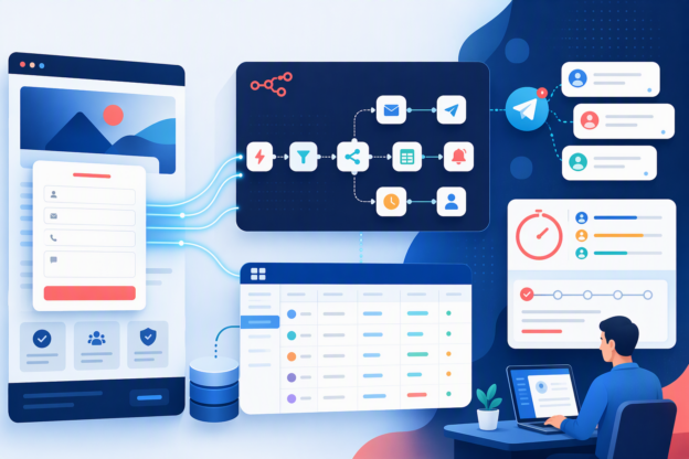Tổng quan workflow n8n NocoDB Telegram cảnh báo lead quá hạn follow-up