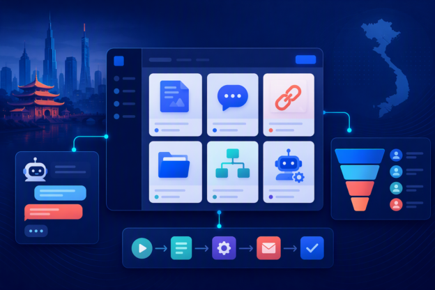 NocoDB Content Library cho sales chatbot và automation đa kênh