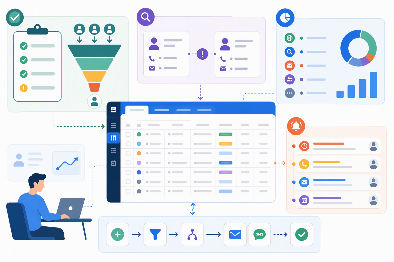 Checklist chuẩn hóa lead trong NocoDB mini CRM trước khi follow-up