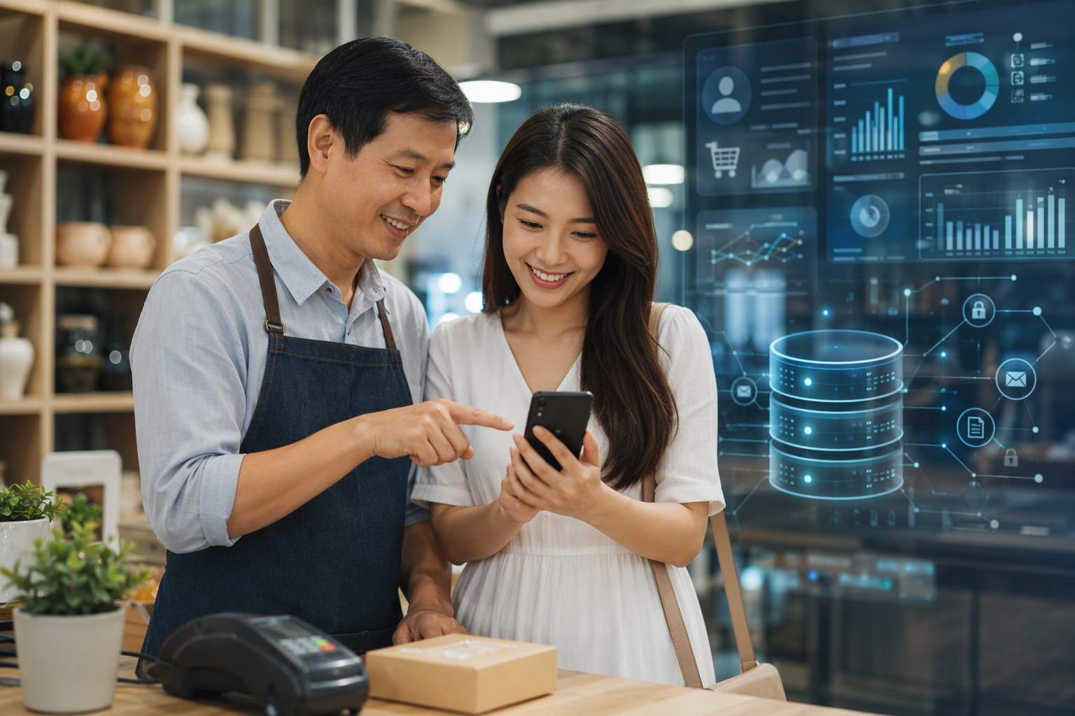 Chủ shop Việt Nam chăm sóc khách sau mua qua chatbot automation và NocoDB