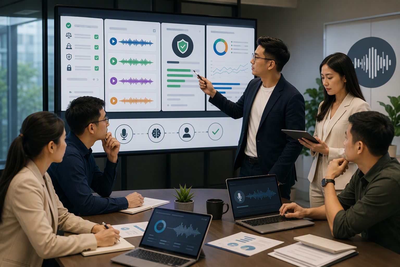 Quy trình duyệt voice AI trước khi xuất bản