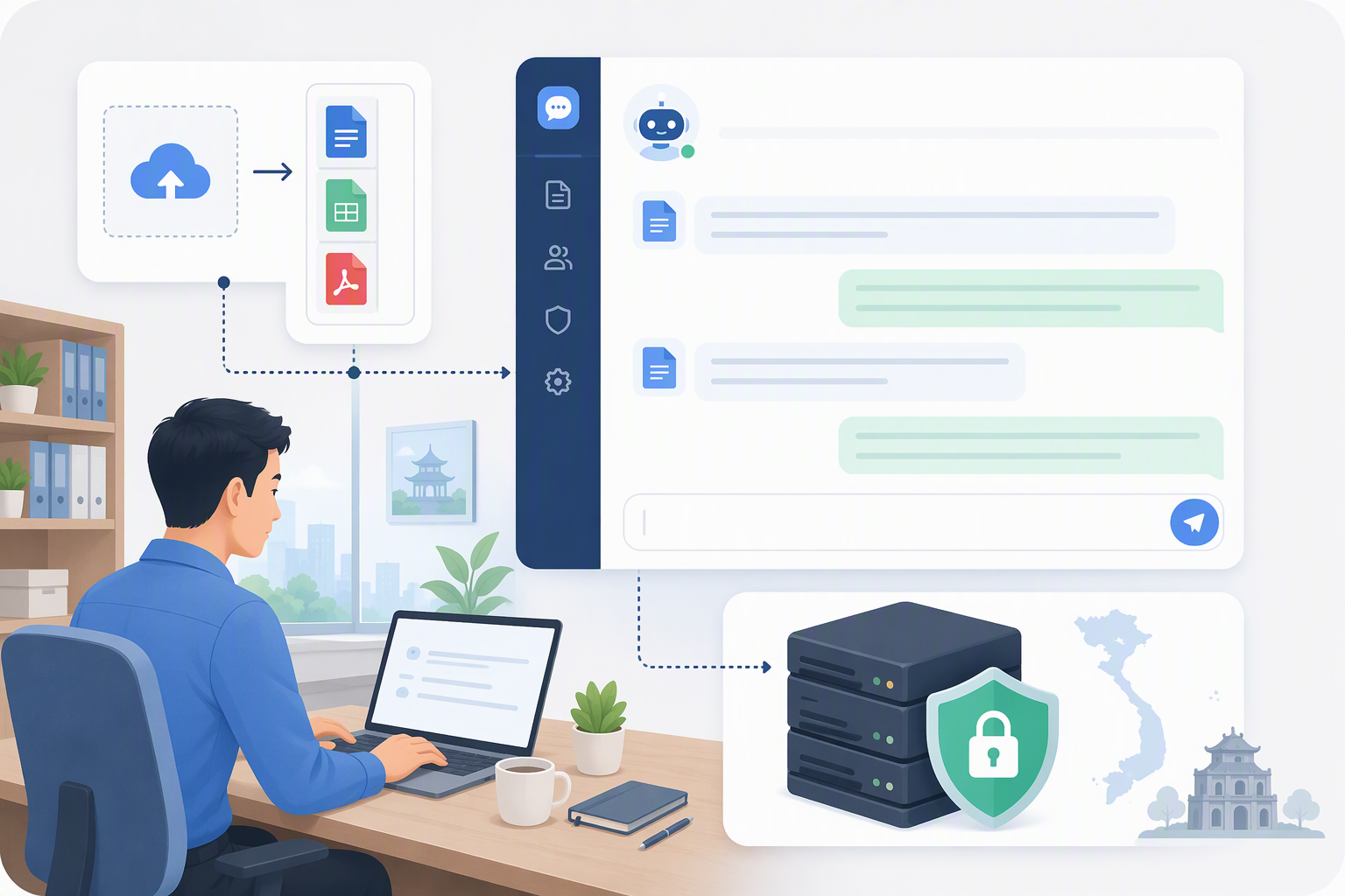 PrivateGPT phù hợp với thử nghiệm hỏi đáp tài liệu nội bộ gọn, ưu tiên riêng tư