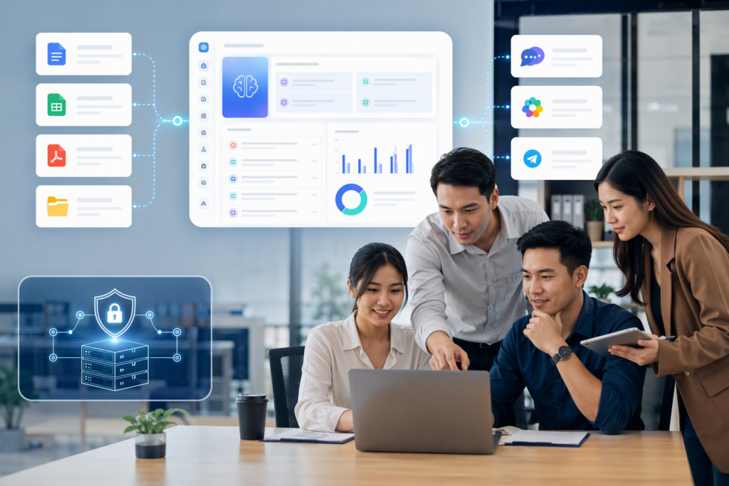 RAGFlow kho tri thức AI self-hosted cho doanh nghiệp