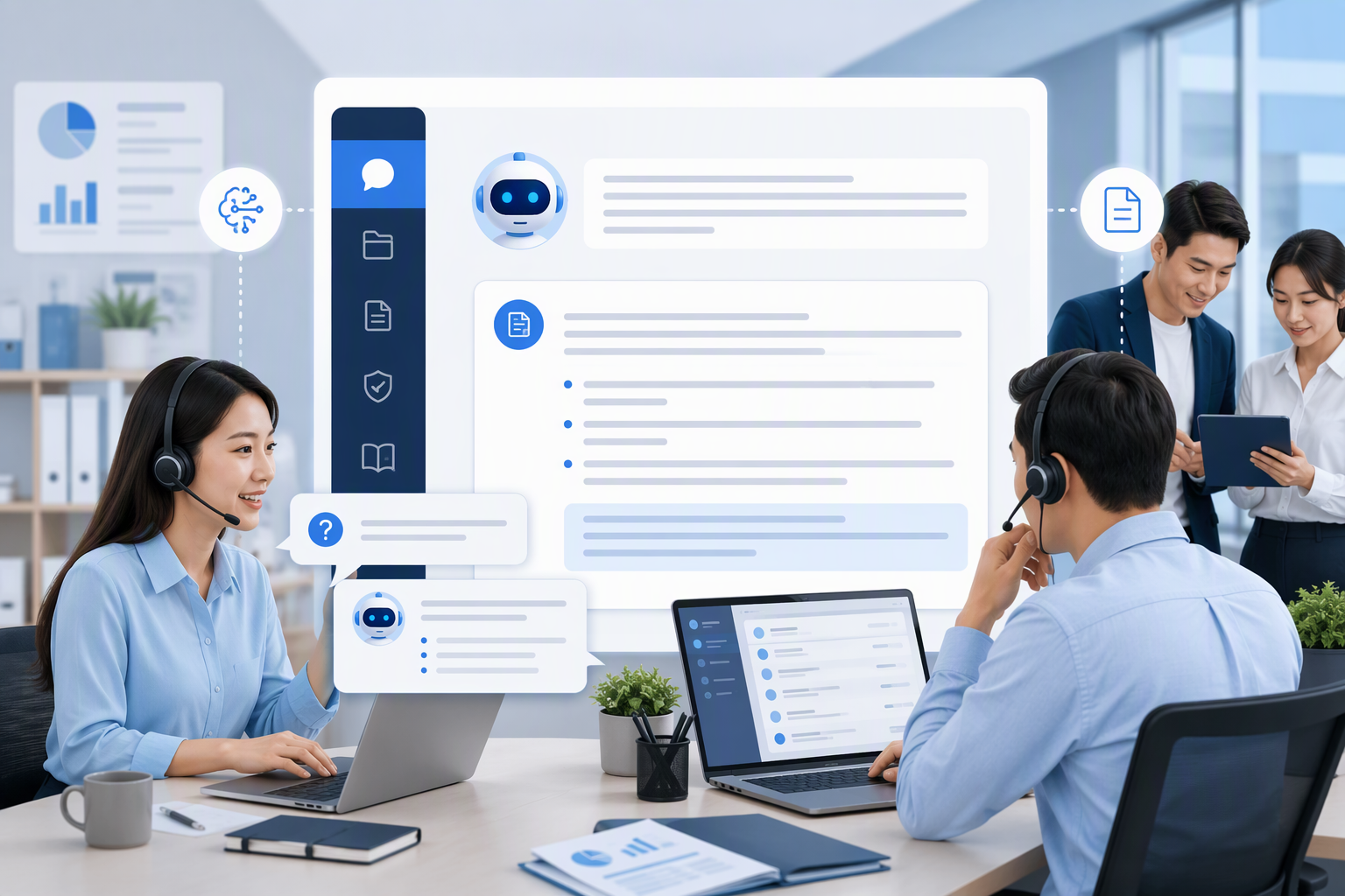 Đội sales CSKH tra cứu tài liệu bằng AI