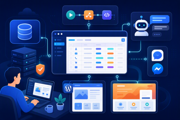 NocoDB làm mini CRM và backend dữ liệu cho AI automation