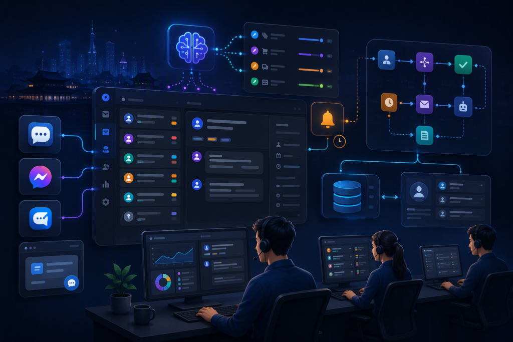 Zammad kết hợp AI workflow để phân loại ticket CSKH và nhắc SLA